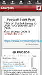 Mobile Screenshot of chatfieldfootball.com