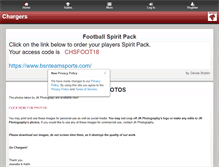 Tablet Screenshot of chatfieldfootball.com